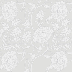 traditional Indian paisley pattern on      background