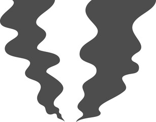 Smoke generated by fire