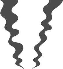 Smoke generated by fire