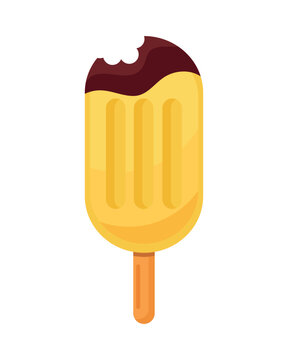 Yellow Ice Cream Stick