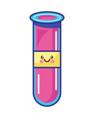 laboratory tube test kawaii