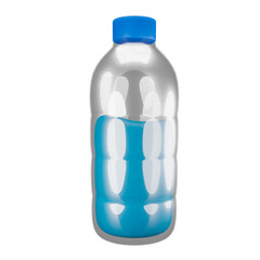 3d illustration Water bottle