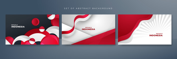 Happy Indonesia Independence day with red white flag and Pancasila design background. 17 Agustus Indonesia background banner vector illustration. Dirgahayu Kemerdekaan Republik Indonesia Background
