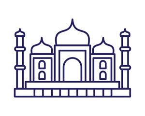 taj mahal indian landmark
