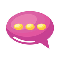 speech bubble message