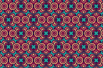 Fototapeta premium Geometric seamless pattern