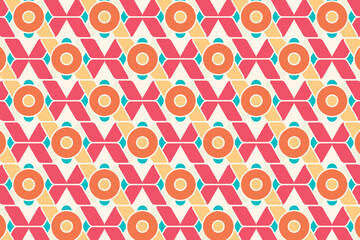 Geometric seamless pattern