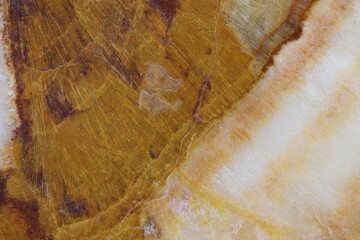 The texture of natural polished smooth natural marble stone Onyx. For abstract home decoration, close-up.