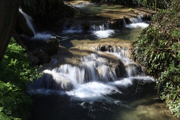 Fototapeta premium beautiful Krushuna waterfalls in Bulgaria, Europe