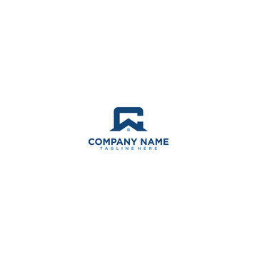 Simple Logo Letter C  And Home Roofing / Contruction Company