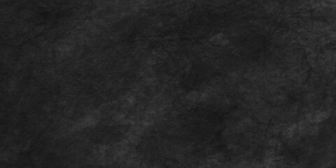 Dark Black stone cracked grunge concrete backdrop texture background anthracite panorama. Panorama dark grey black slate background or texture.
