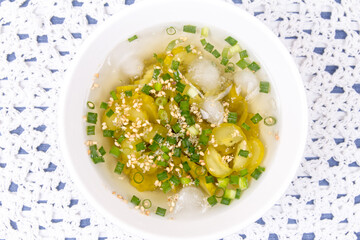 cucumbers pickled in salt - oiji
