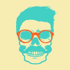 illustration of a skull