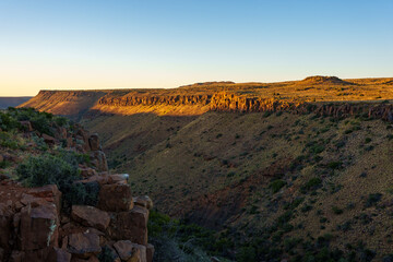 Rugged mountains on Klipspringer's Pass on Potlekkertjie Loop. Karoo National Park, Beaufort West, Western Cape, South Africa