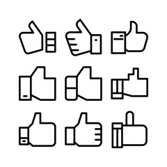 like icon or logo isolated sign symbol vector illustration - high quality black style vector icons
