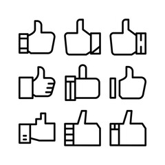 like icon or logo isolated sign symbol vector illustration - high quality black style vector icons
