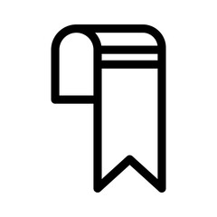 bookmark icon or logo isolated sign symbol vector illustration - high quality black style vector icons

