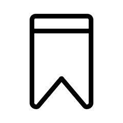 bookmark icon or logo isolated sign symbol vector illustration - high quality black style vector icons
