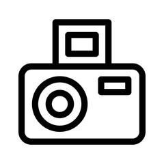 camera icon or logo isolated sign symbol vector illustration - high quality black style vector icons
