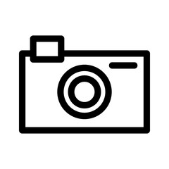 camera icon or logo isolated sign symbol vector illustration - high quality black style vector icons

