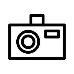 camera icon or logo isolated sign symbol vector illustration - high quality black style vector icons
