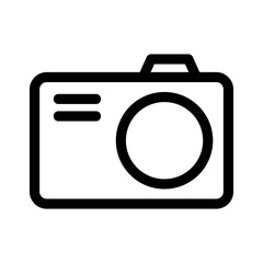 camera icon or logo isolated sign symbol vector illustration - high quality black style vector icons
