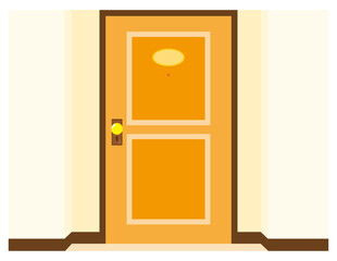 ドア　扉　　ベクターイラスト