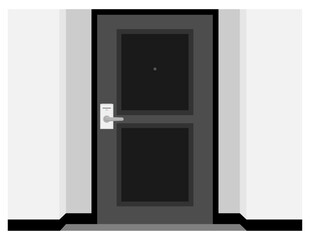 ドア　扉　　ベクターイラスト