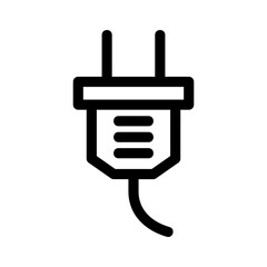 Obraz premium plug icon or logo isolated sign symbol vector illustration - high quality black style vector icons 