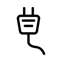 Obraz premium plug icon or logo isolated sign symbol vector illustration - high quality black style vector icons 