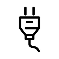plug icon or logo isolated sign symbol vector illustration - high quality black style vector icons
