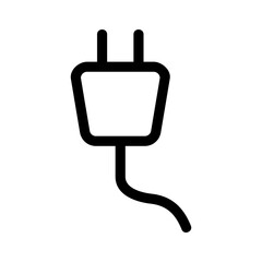 Obraz premium plug icon or logo isolated sign symbol vector illustration - high quality black style vector icons 