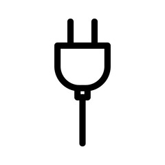 plug icon or logo isolated sign symbol vector illustration - high quality black style vector icons
