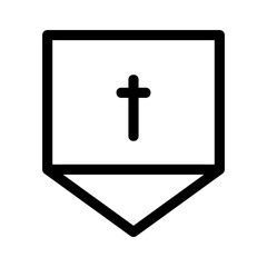 Obraz premium shield icon or logo isolated sign symbol vector illustration - high quality black style vector icons 