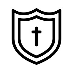 Fototapeta premium shield icon or logo isolated sign symbol vector illustration - high quality black style vector icons 