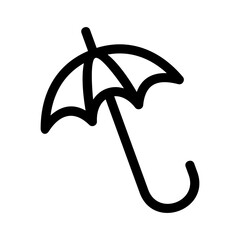 umbrella icon or logo isolated sign symbol vector illustration - high quality black style vector icons
