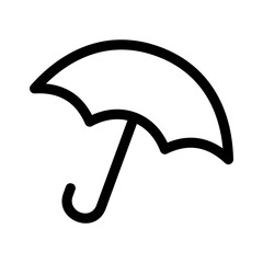 umbrella icon or logo isolated sign symbol vector illustration - high quality black style vector icons
