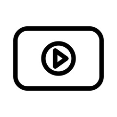 video icon or logo isolated sign symbol vector illustration - high quality black style vector icons
