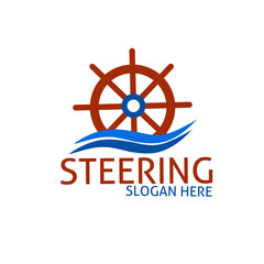 steering logo with elegant design