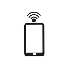phone icon with wireless access