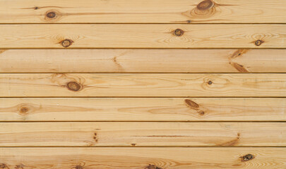 Wooden planks background wall. Textured wood paneling for walls, interiors and construction.