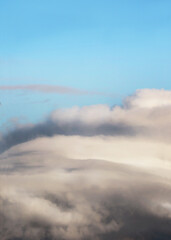 Obraz premium Fluffy cumulus clouds