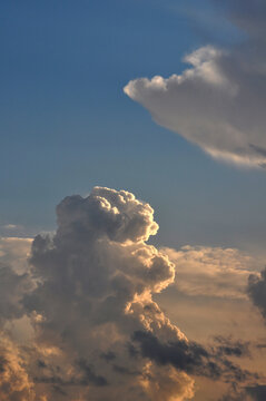 Sunset sky after the storm