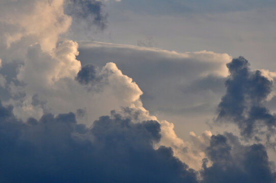 Sunset sky after the storm