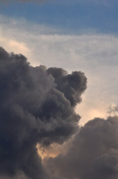 Sunset sky after the storm