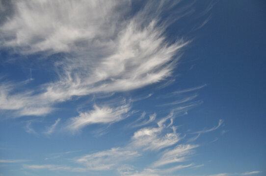 Beautiful blue sky with clouds