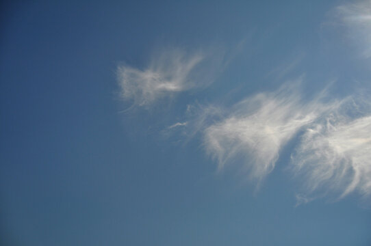 Beautiful blue sky with clouds