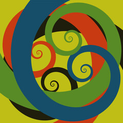 Four Spirals 1