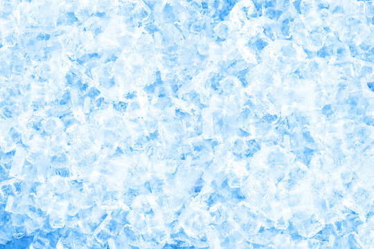 Background image with many ice cubes laid out