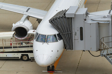 空港駐機場の風景